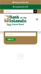 Mobile Screenshot of bankoftheislands.com